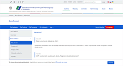 Desktop Screenshot of bp.zut.edu.pl