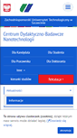 Mobile Screenshot of nanotechnologie.zut.edu.pl