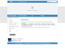 Tablet Screenshot of erasmus.zut.edu.pl