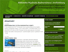 Tablet Screenshot of bibliotekabia.zut.edu.pl