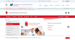 Desktop Screenshot of biotechnologia.zut.edu.pl