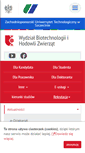 Mobile Screenshot of biotechnologia.zut.edu.pl
