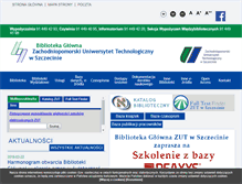 Tablet Screenshot of bg.zut.edu.pl