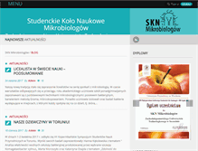 Tablet Screenshot of mikrobiolodzy.zut.edu.pl