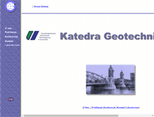 Tablet Screenshot of geotechnika.zut.edu.pl