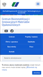 Mobile Screenshot of cbimo.zut.edu.pl