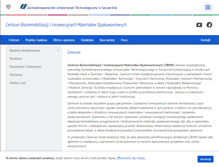 Tablet Screenshot of cbimo.zut.edu.pl
